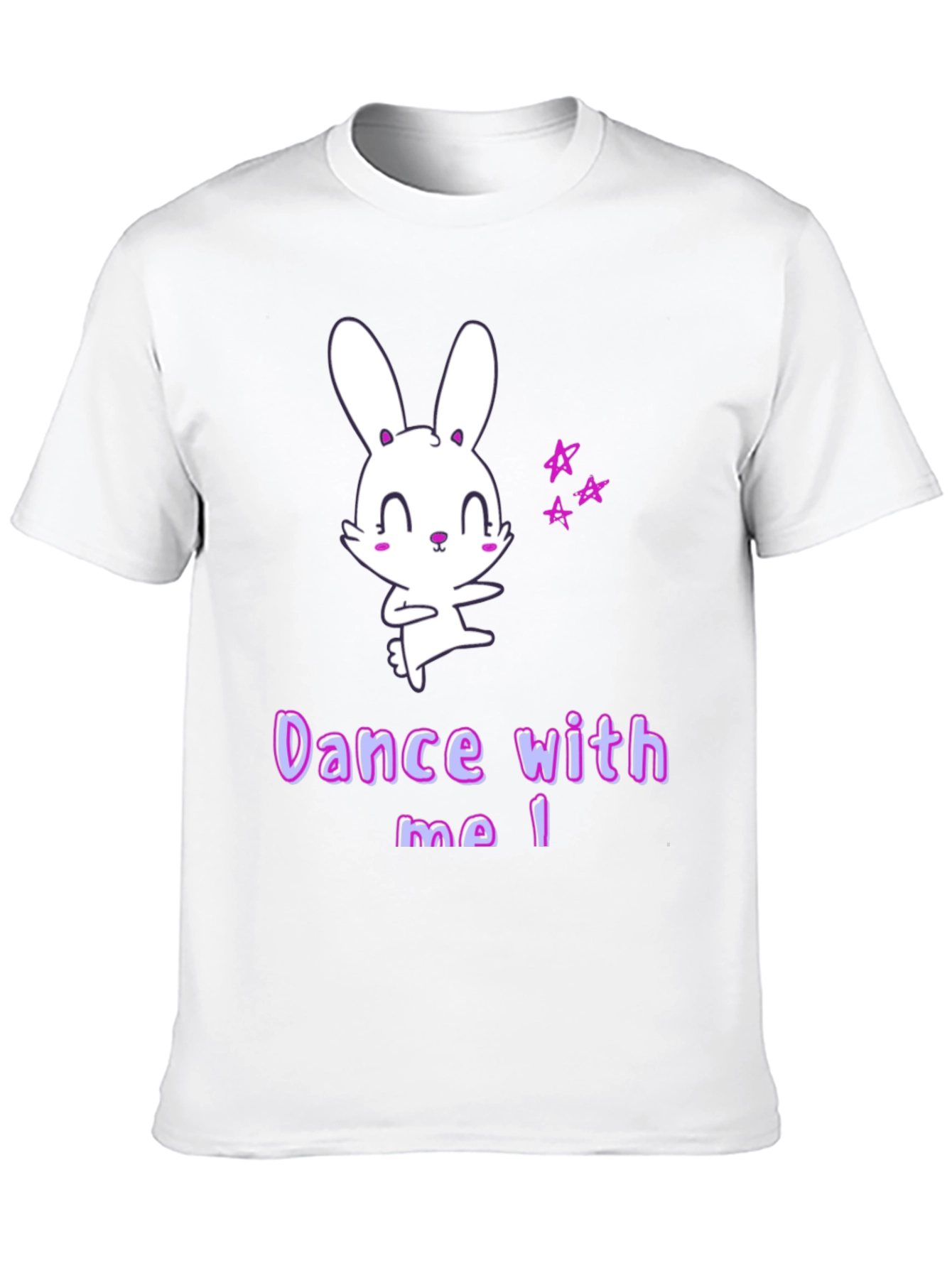 Cute Cartoon Bunny Dance With Me T-Shirt
