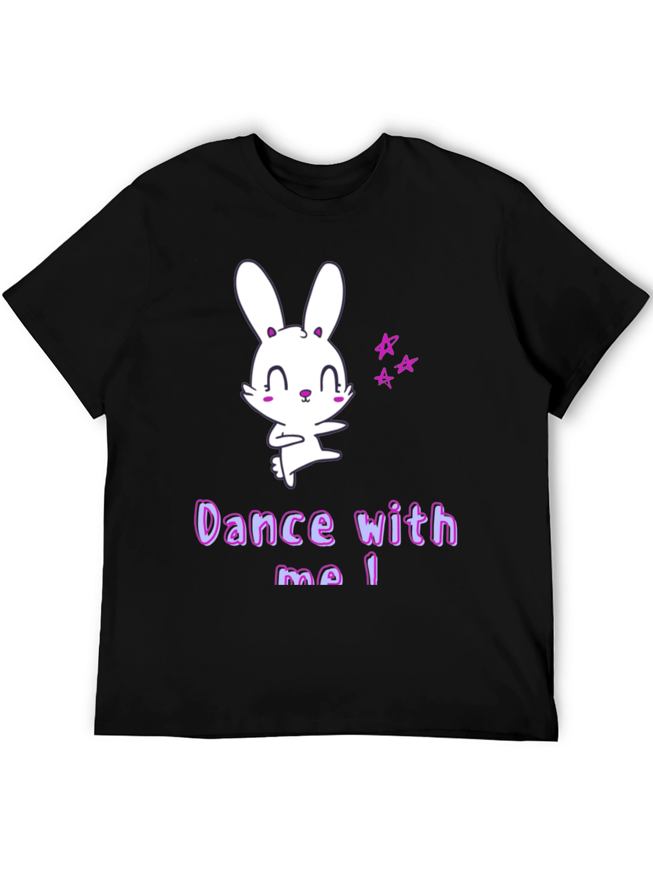 Cute Cartoon Bunny Dance With Me T-Shirt
