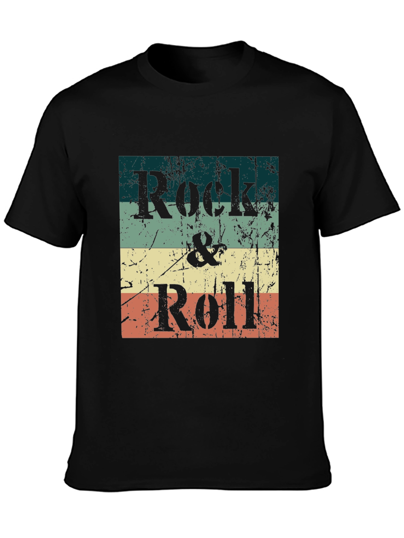 Rock & Roll Retro Graphic Tee