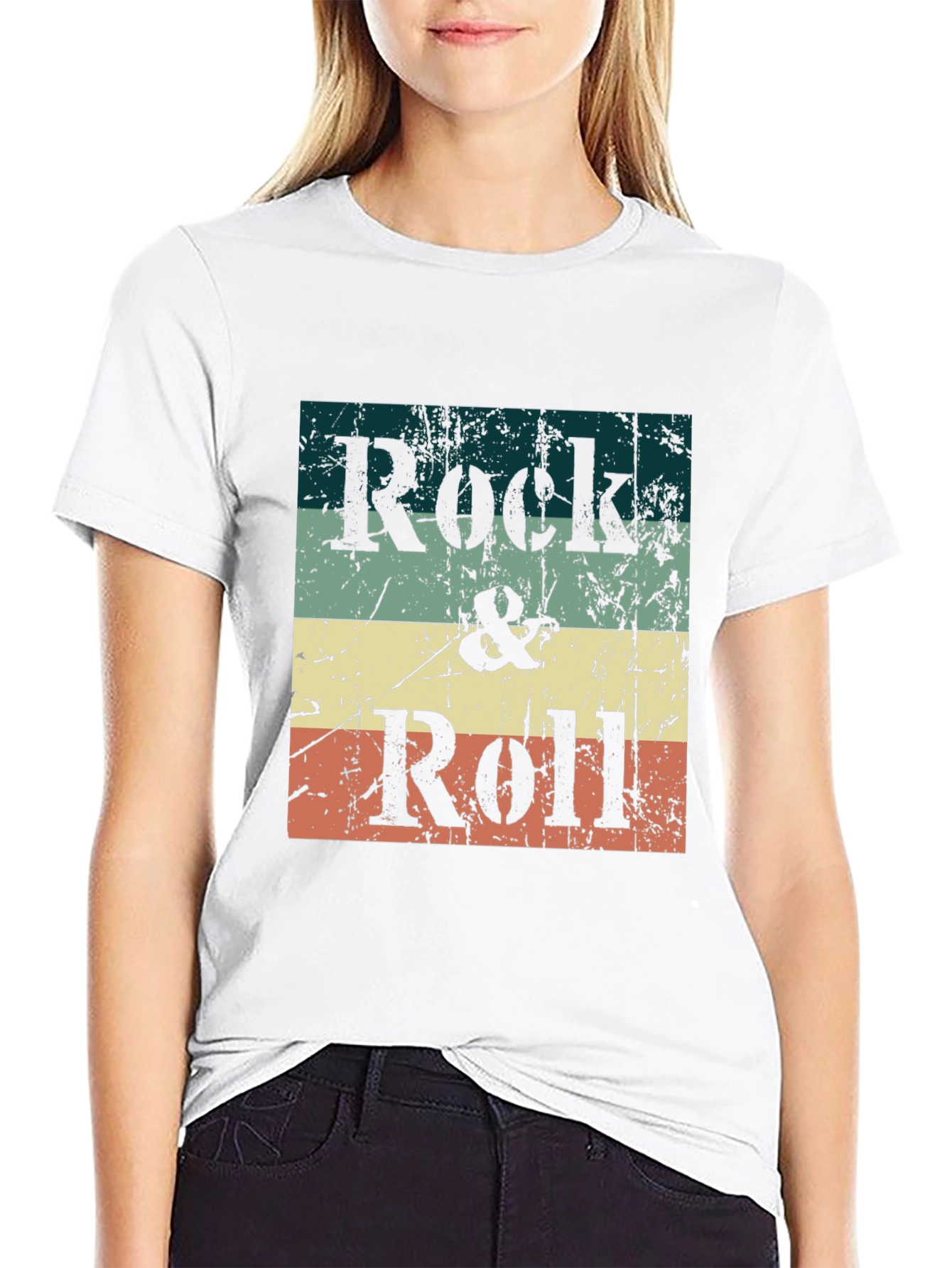Rock & Roll Retro Graphic Tee