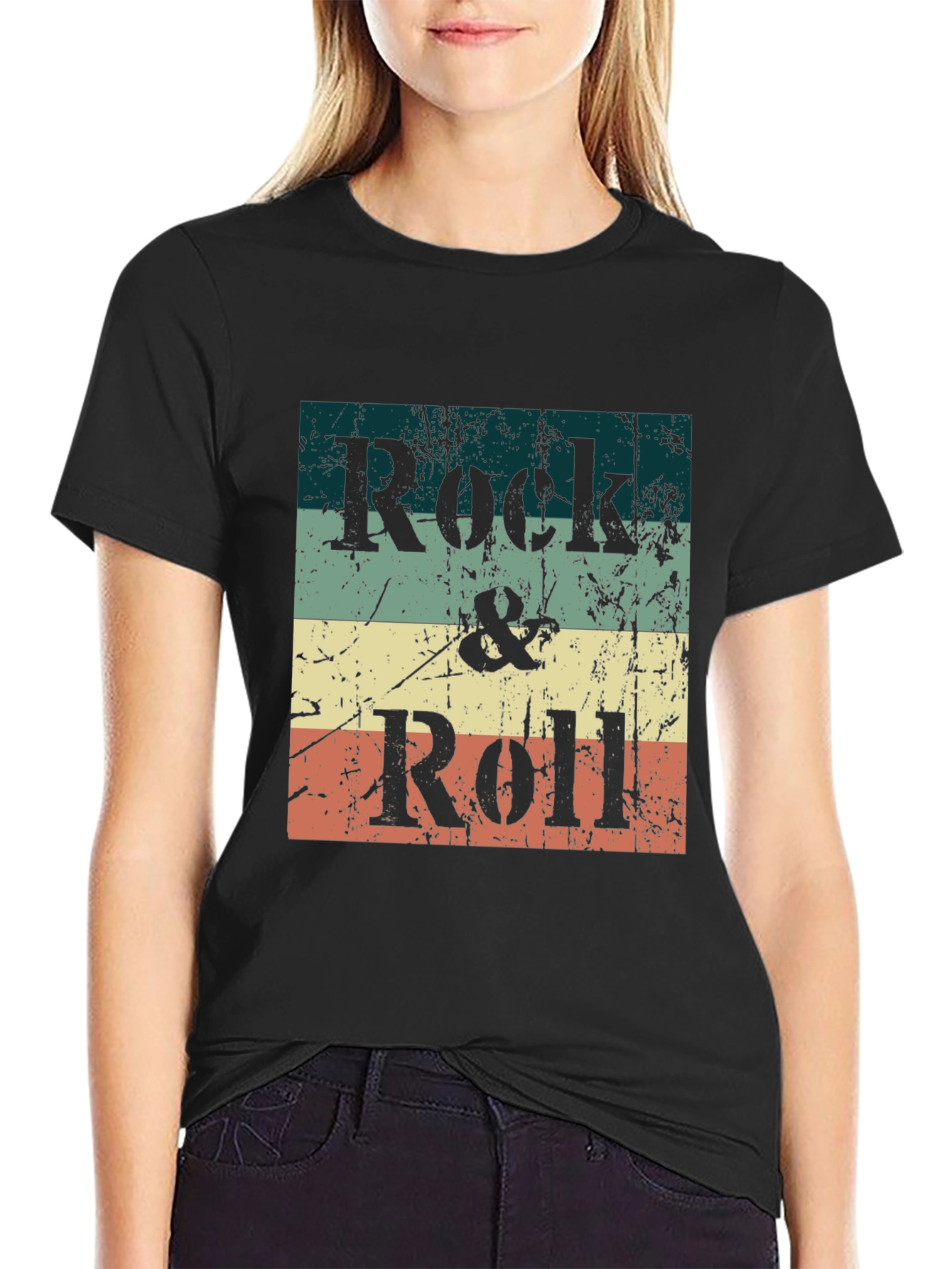 Rock & Roll Retro Graphic Tee