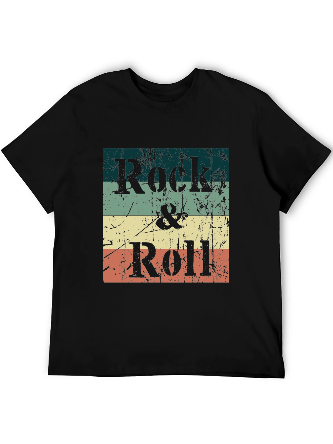Rock & Roll Retro Graphic Tee