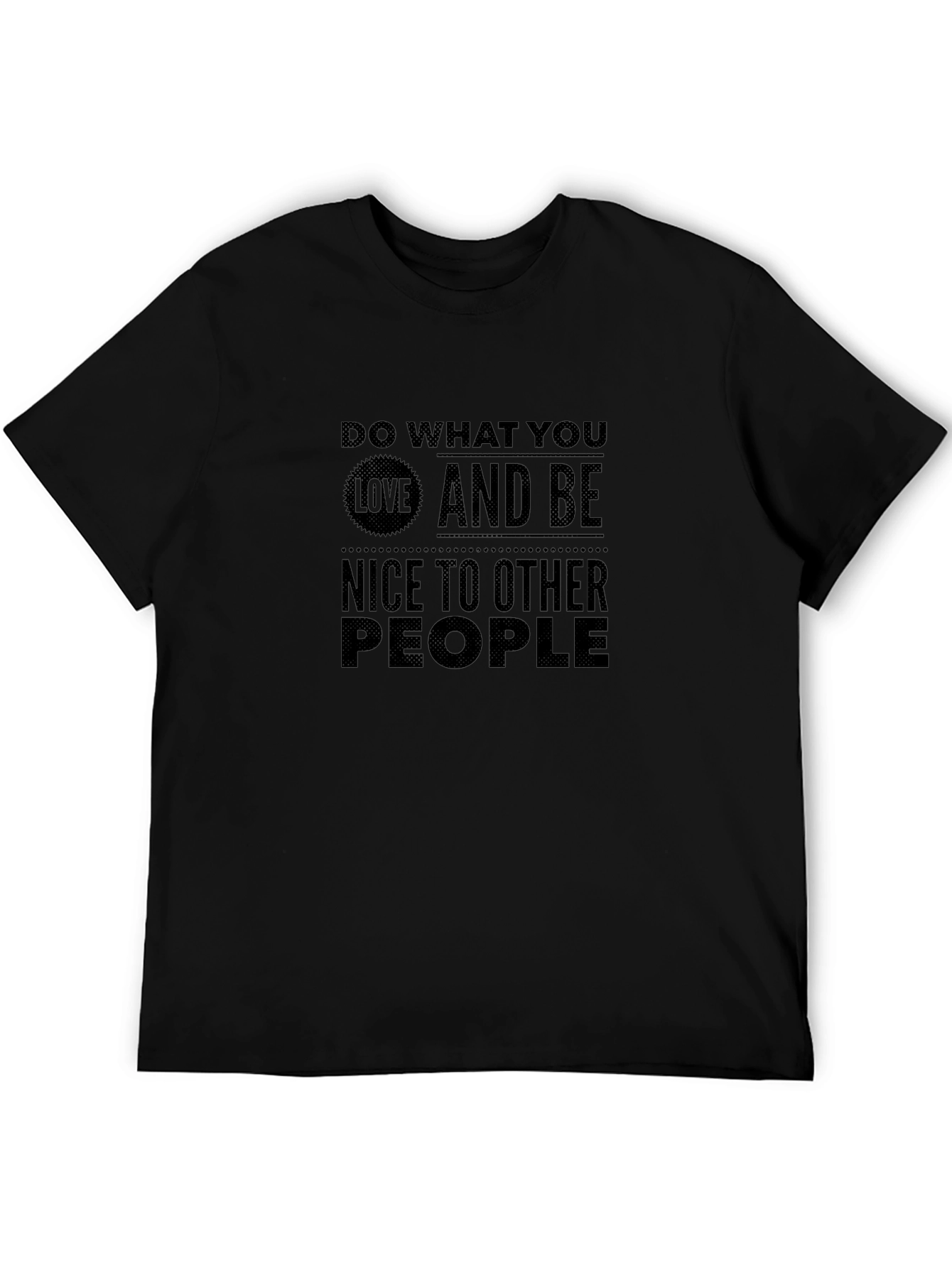 Do What You Love Graphic Tee - Black