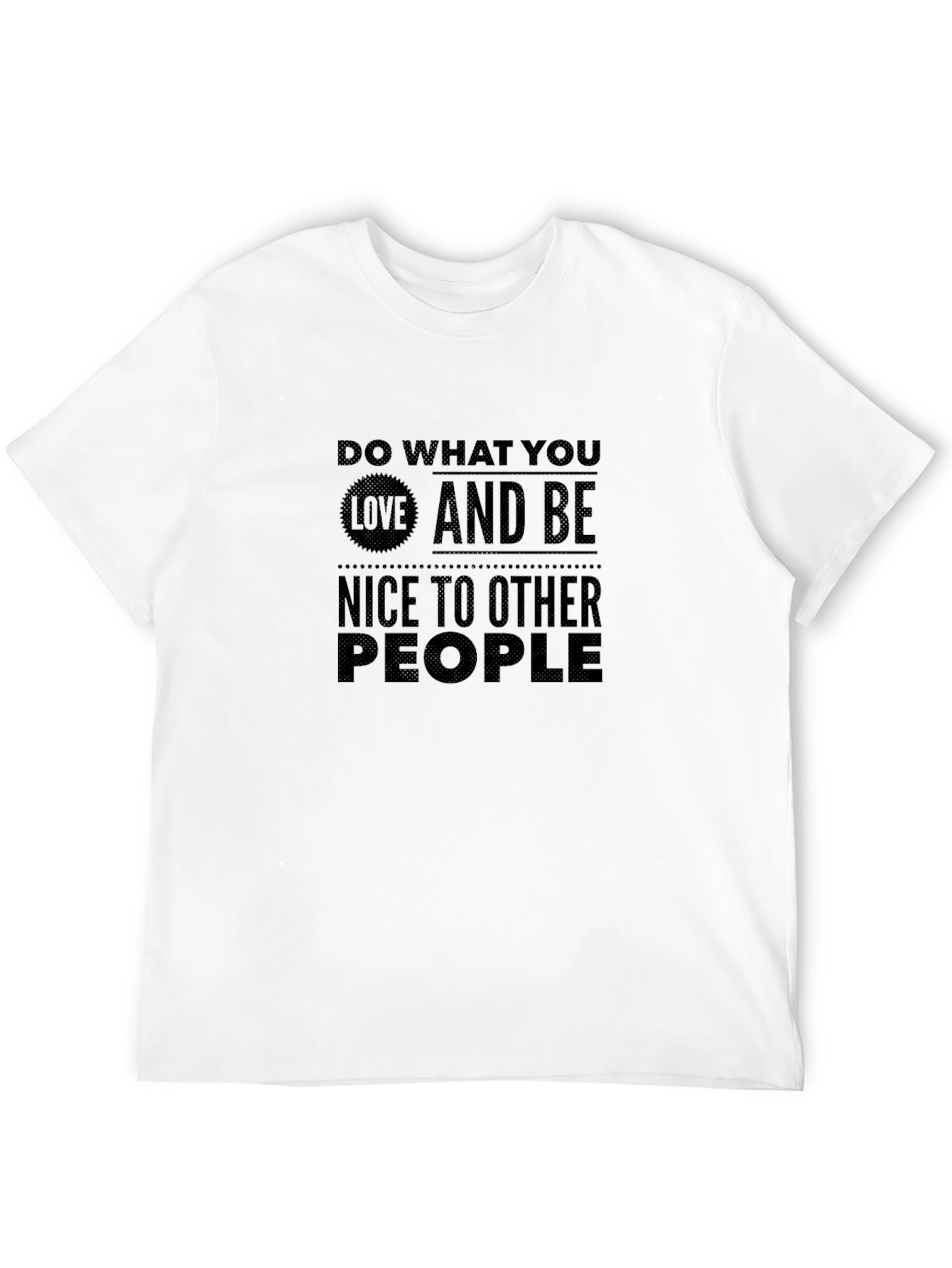 Do What You Love Graphic Tee - Black
