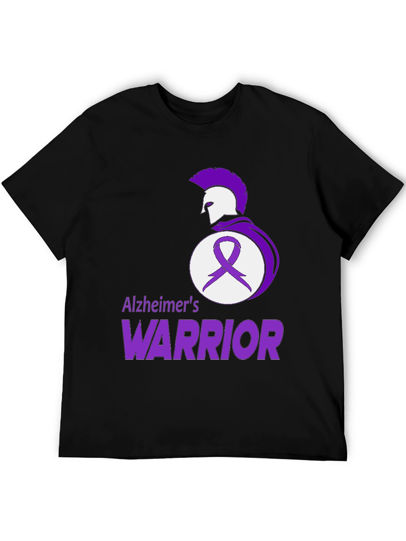Alzheimers Warrior T-Shirt - Black