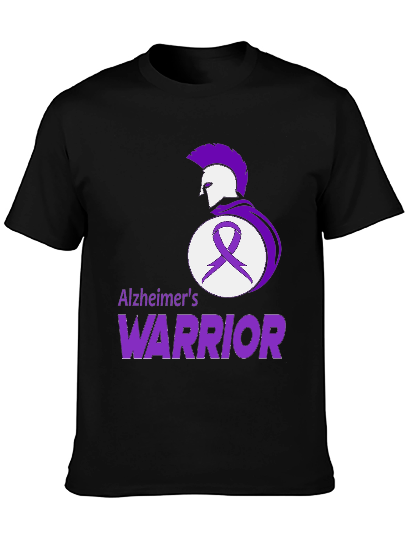Alzheimers Warrior T-Shirt - Black