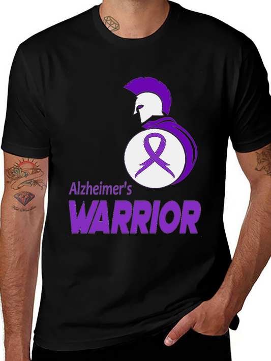 Alzheimers Warrior T-Shirt - Black