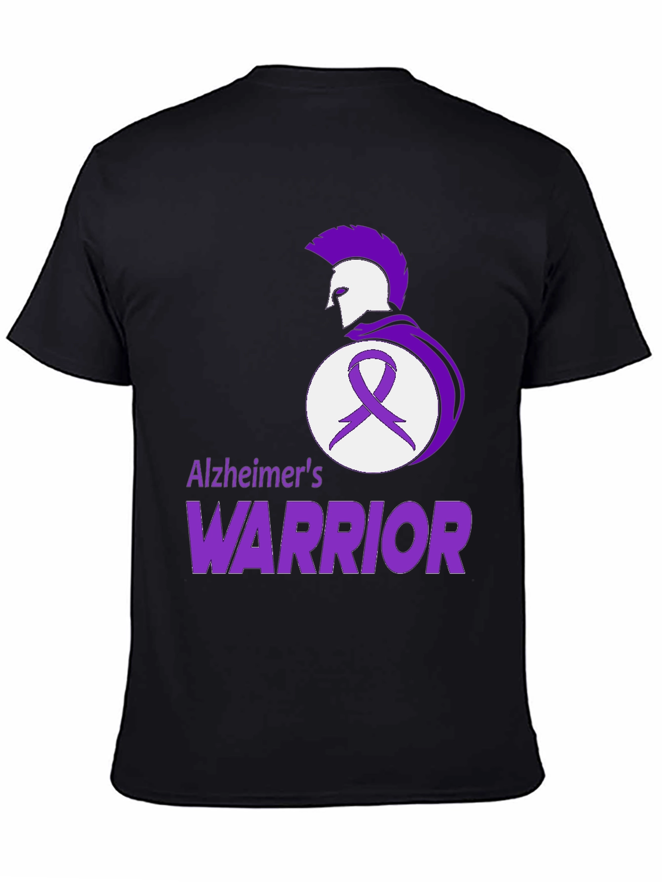 Alzheimers Warrior T-Shirt - Black