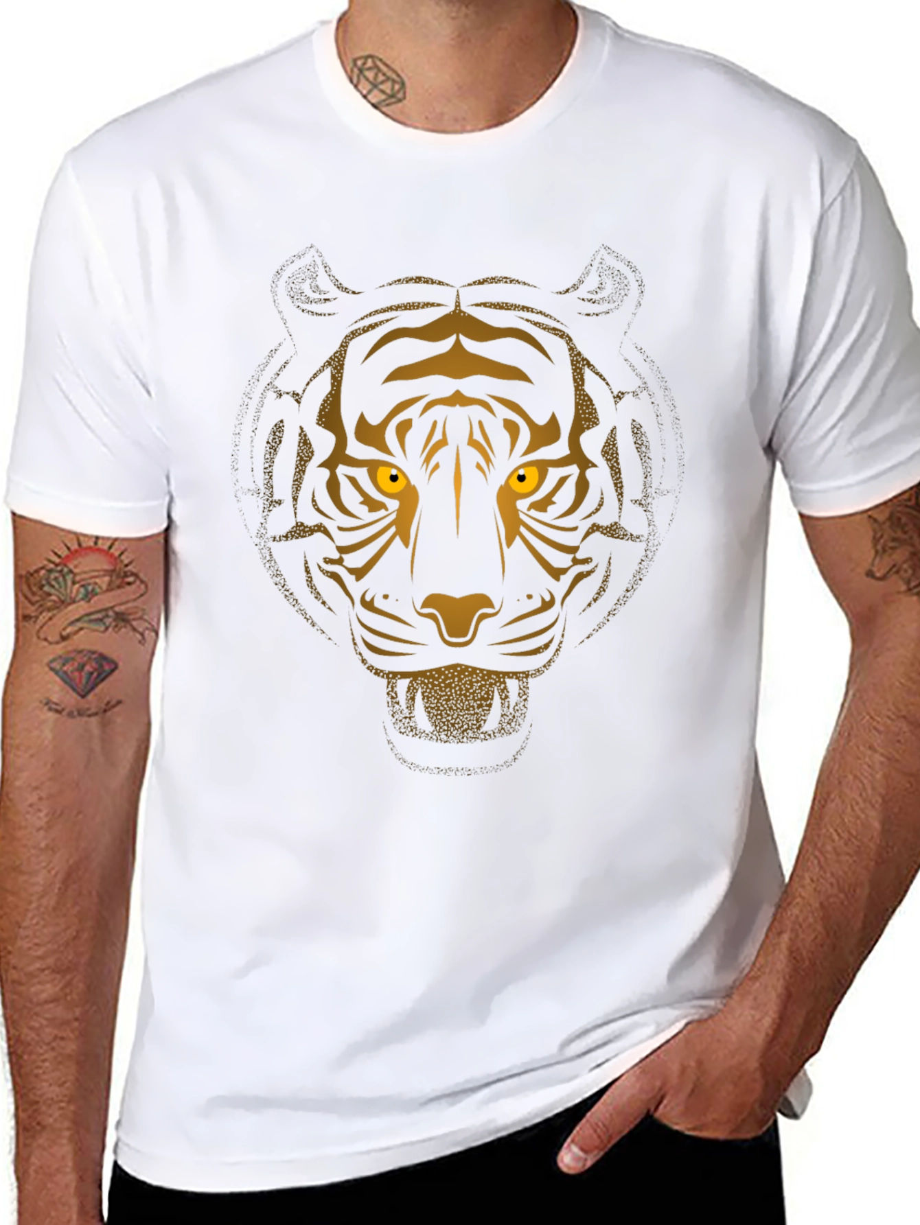 Tiger Graphic Tee - Fierce Style