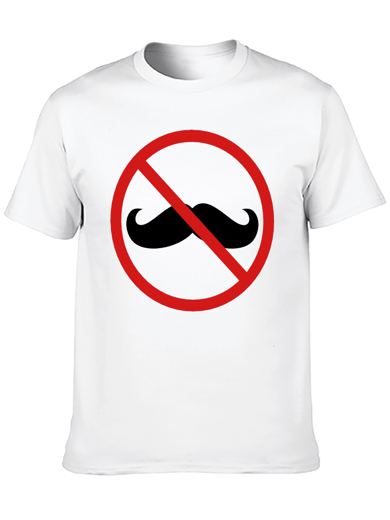 No Mustache T-Shirt - Graphic Tee
