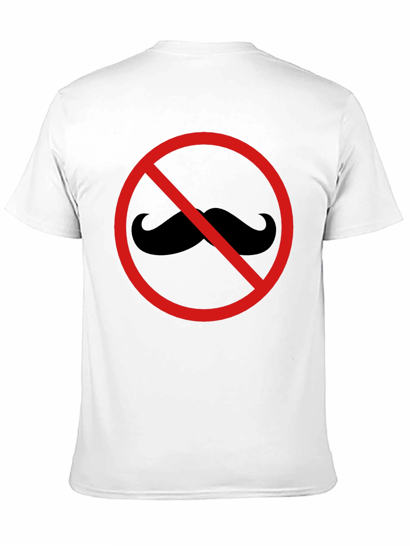 No Mustache T-Shirt - Graphic Tee