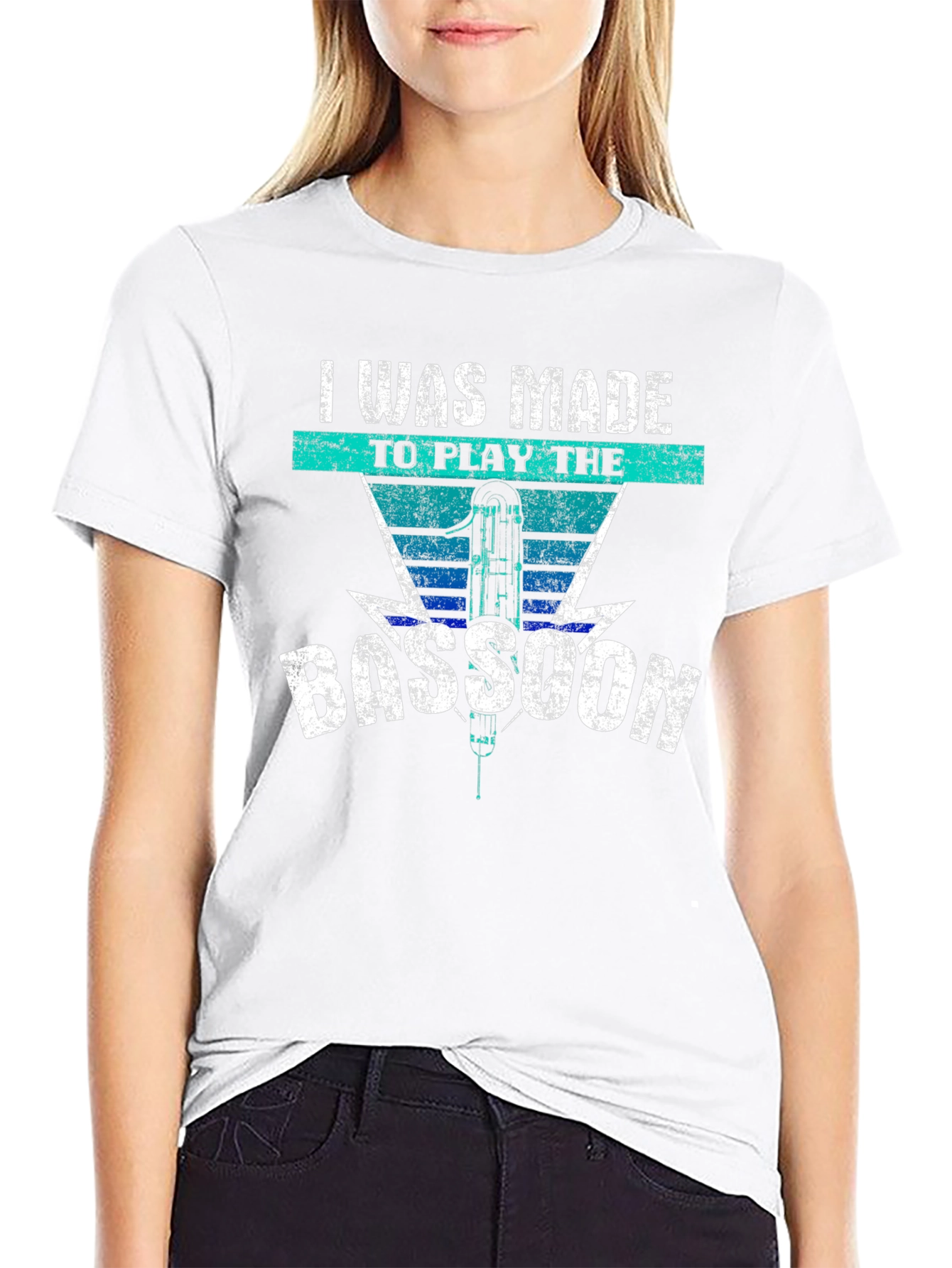 Bassoon Player T-Shirt - Made To Play Music Tee