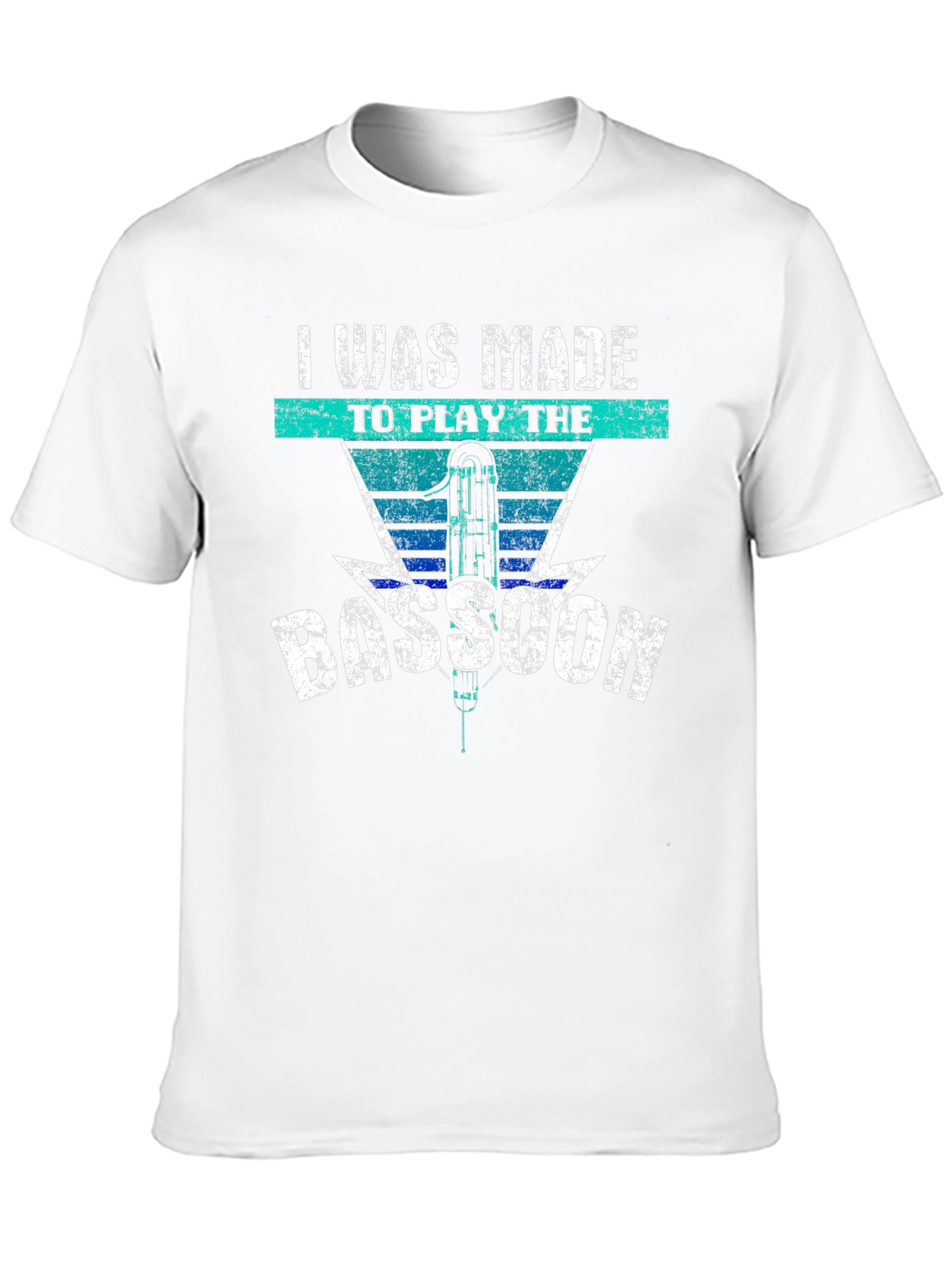 Bassoon Player T-Shirt - Made To Play Music Tee