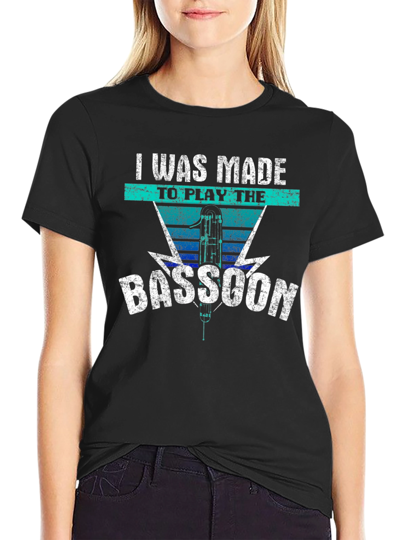 Bassoon Player T-Shirt - Made To Play Music Tee