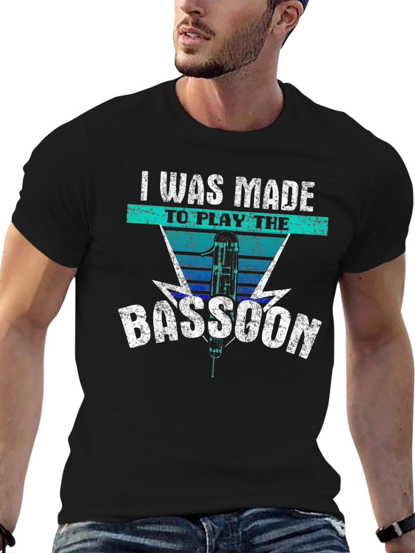 Bassoon Player T-Shirt - Made To Play Music Tee