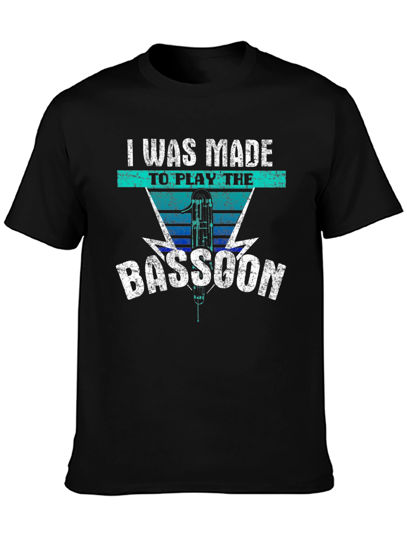 Bassoon Player T-Shirt - Made To Play Music Tee