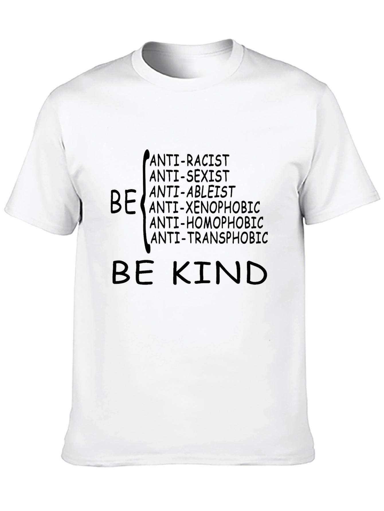Be Kind Anti-Oppression Black T-Shirt