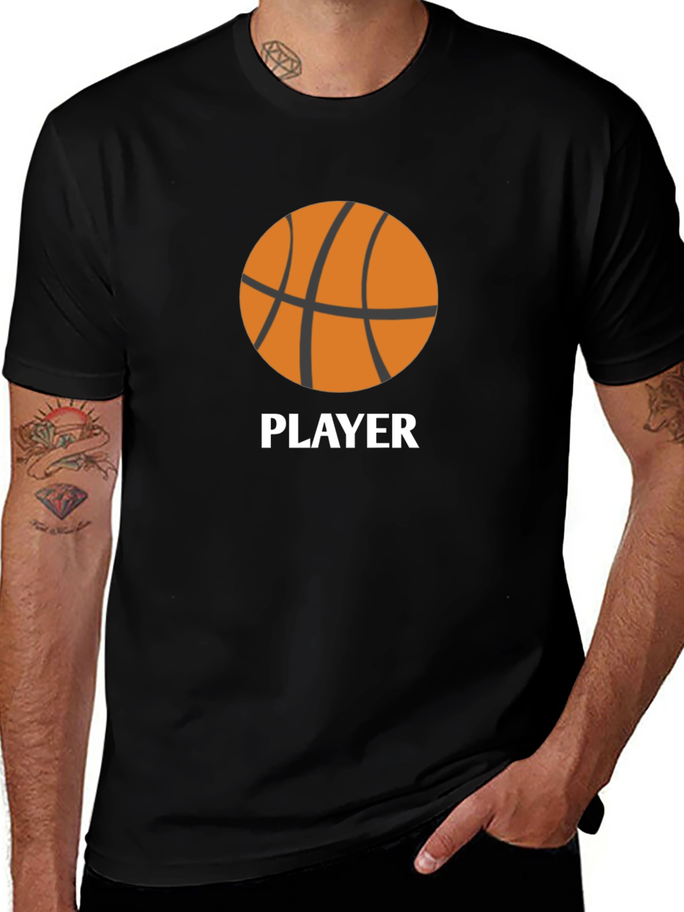 Basketball Player Graphic T-Shirt