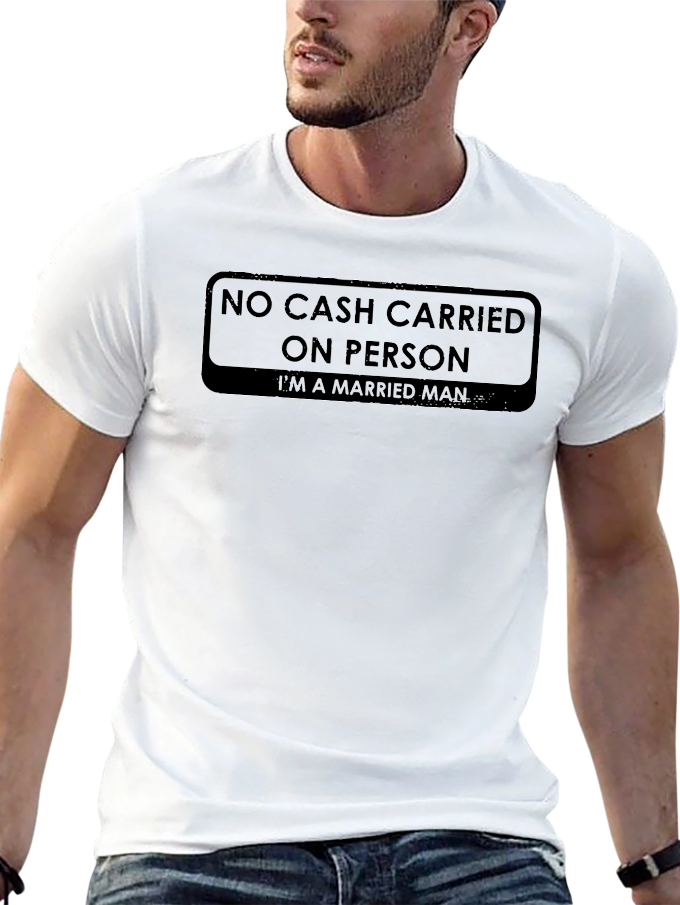 No Cash Carried Married Man Graphic Tee