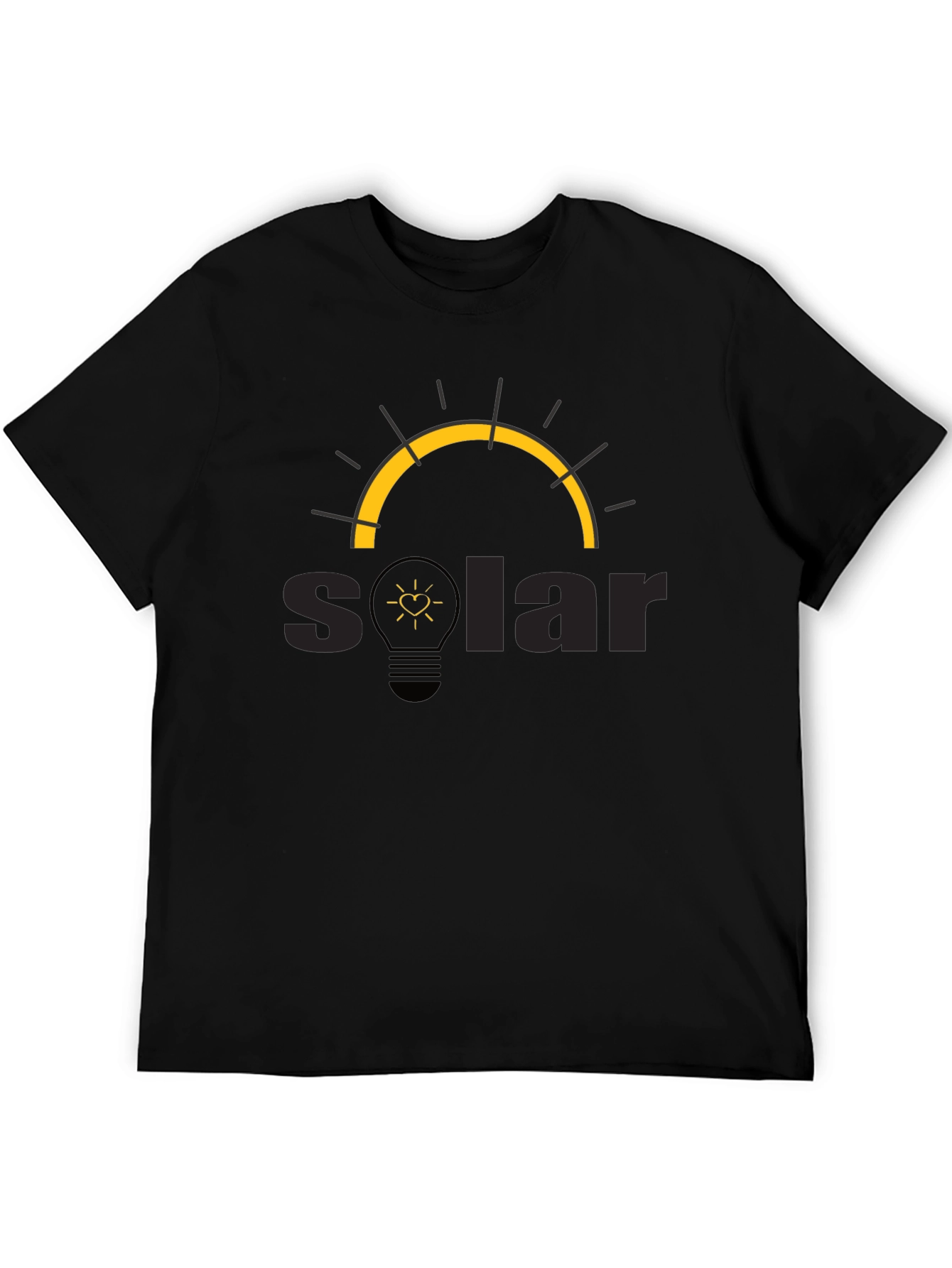 Solar Energy Graphic T-Shirt - Eco-Friendly Fashion