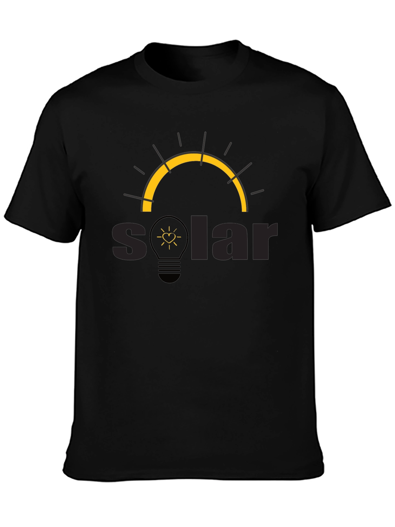 Solar Energy Graphic T-Shirt - Eco-Friendly Fashion