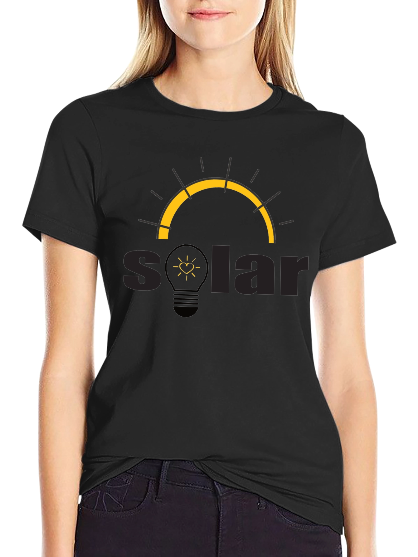 Solar Energy Graphic T-Shirt - Eco-Friendly Fashion