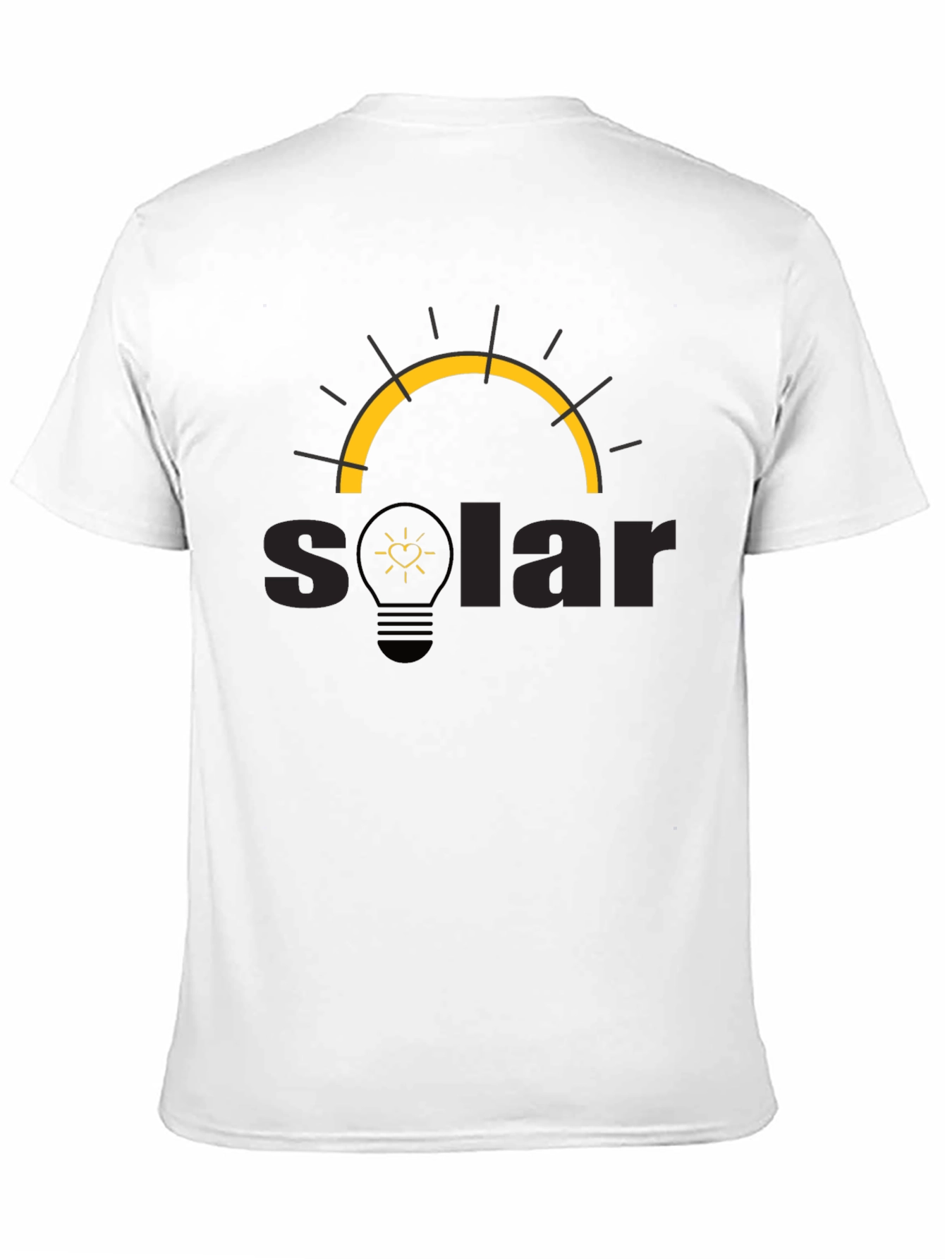 Solar Energy Graphic T-Shirt - Eco-Friendly Fashion