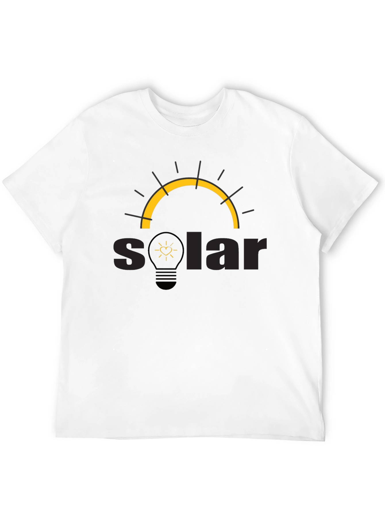 Solar Energy Graphic T-Shirt - Eco-Friendly Fashion