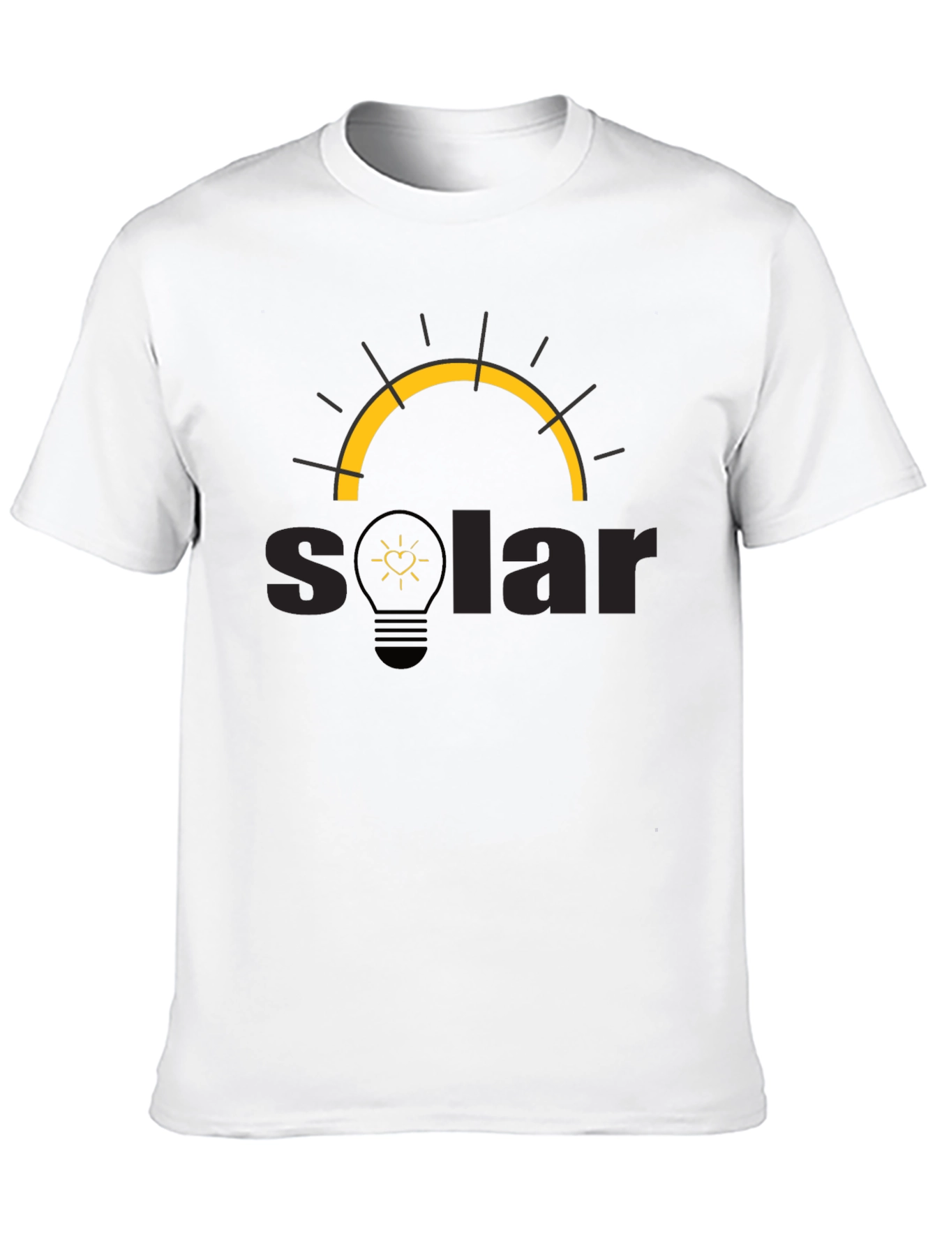 Solar Energy Graphic T-Shirt - Eco-Friendly Fashion