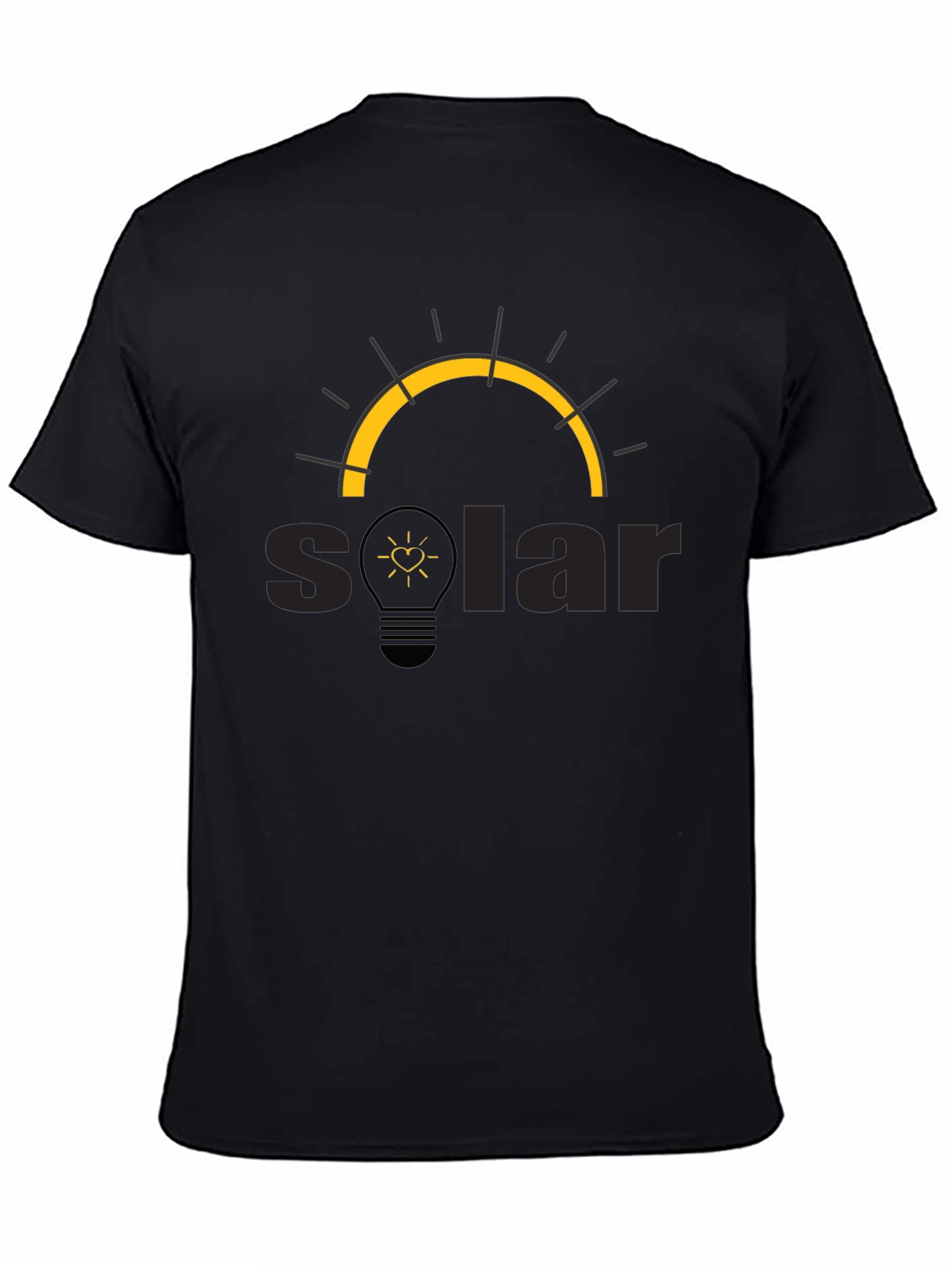 Solar Energy Graphic T-Shirt - Eco-Friendly Fashion