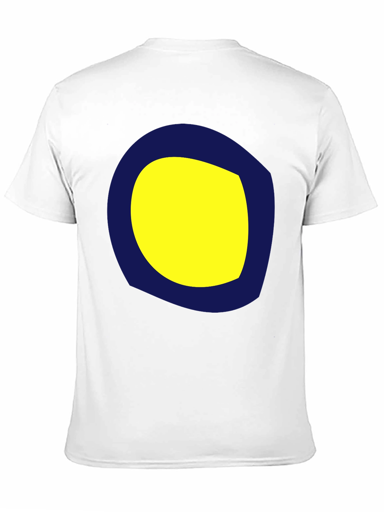 Graphic Tee: Yellow & Blue Circle Design