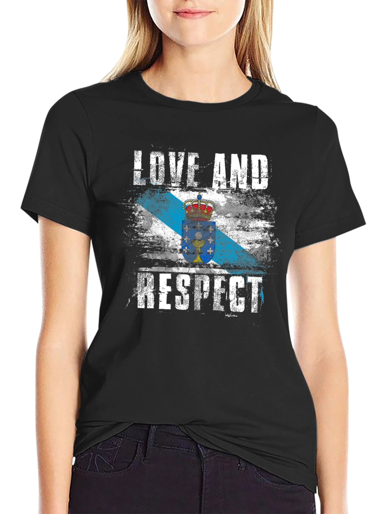 Love and Respect Galicia Flag T-Shirt