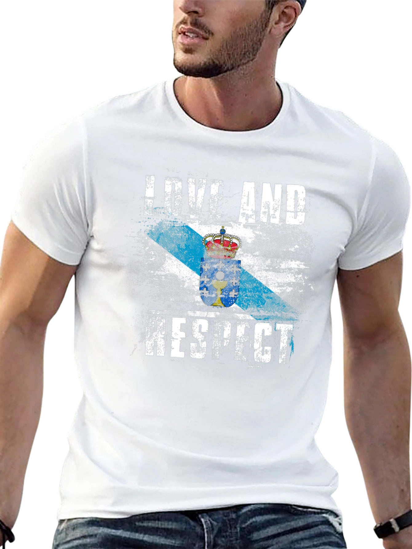 Love and Respect Galicia Flag T-Shirt