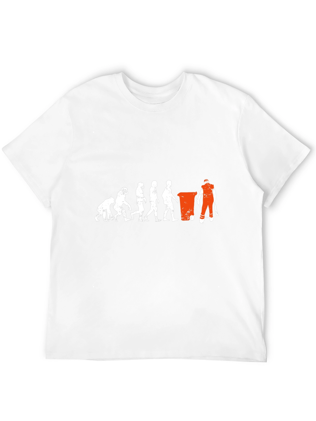 Evolution of the Garbage Man T-Shirt