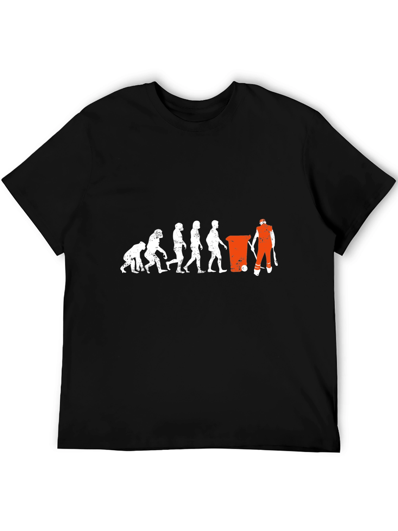 Evolution of the Garbage Man T-Shirt