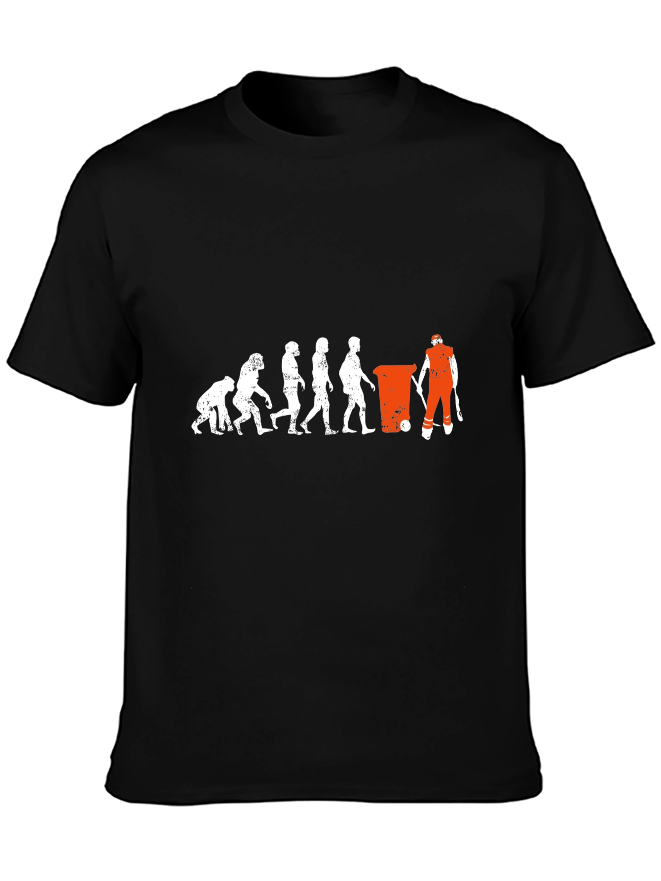 Evolution of the Garbage Man T-Shirt