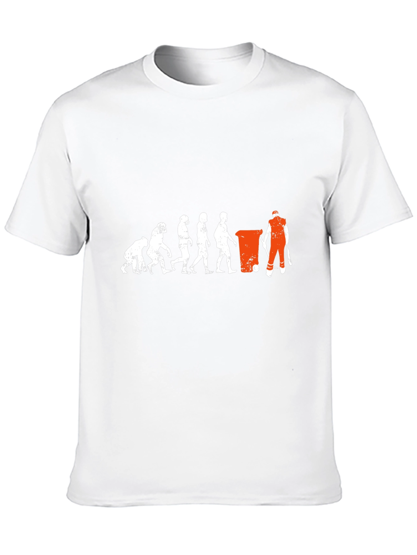 Evolution of the Garbage Man T-Shirt
