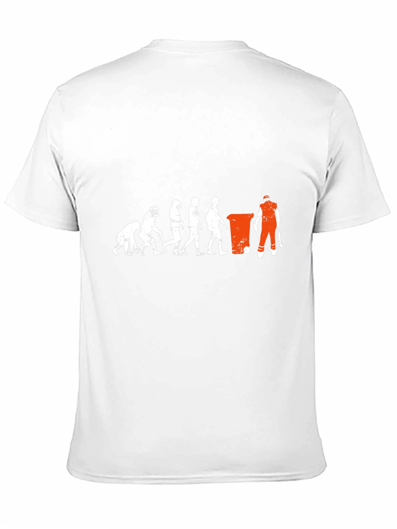 Evolution of the Garbage Man T-Shirt