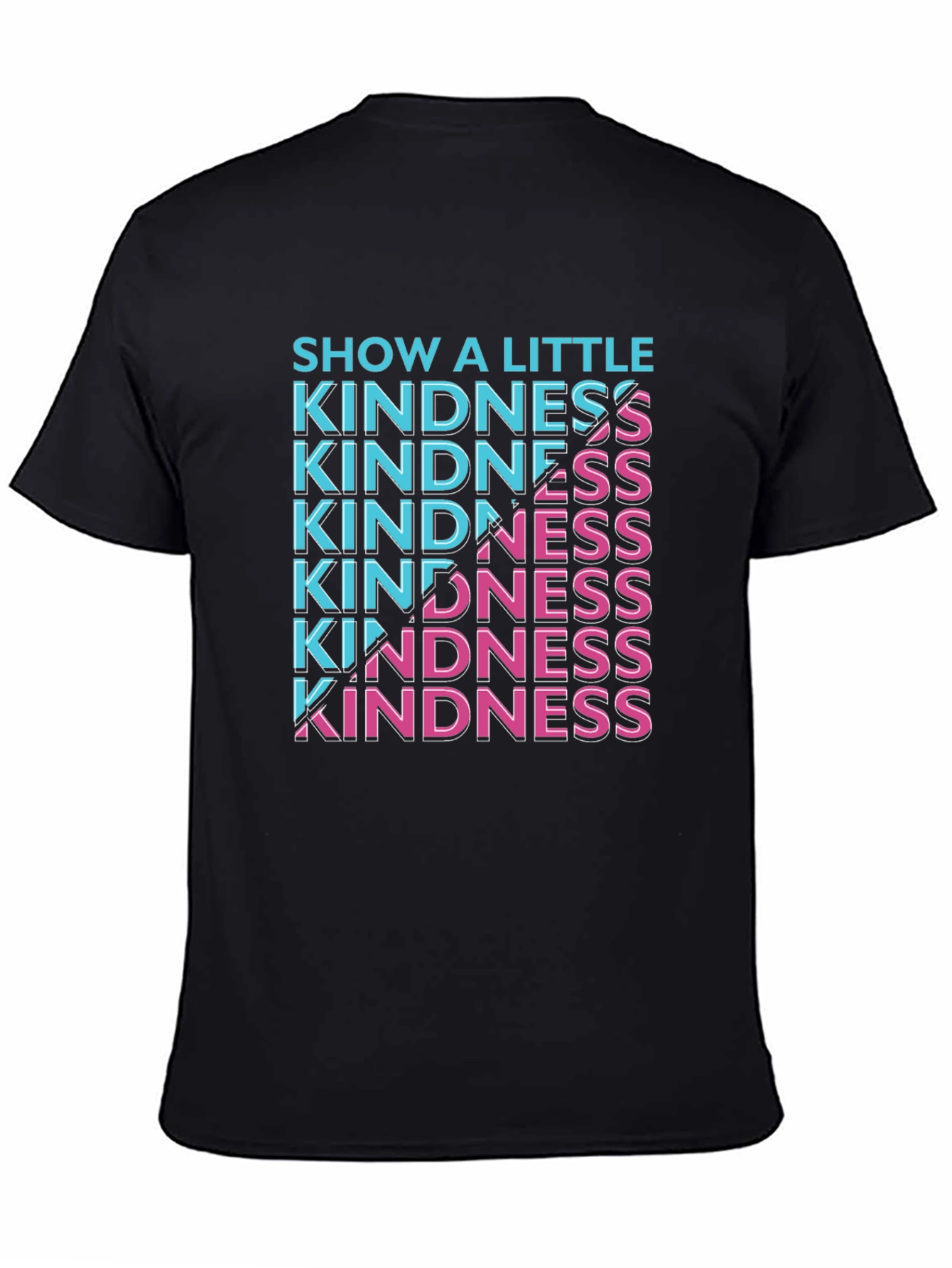 Show a Little Kindness Graphic Tee - Black