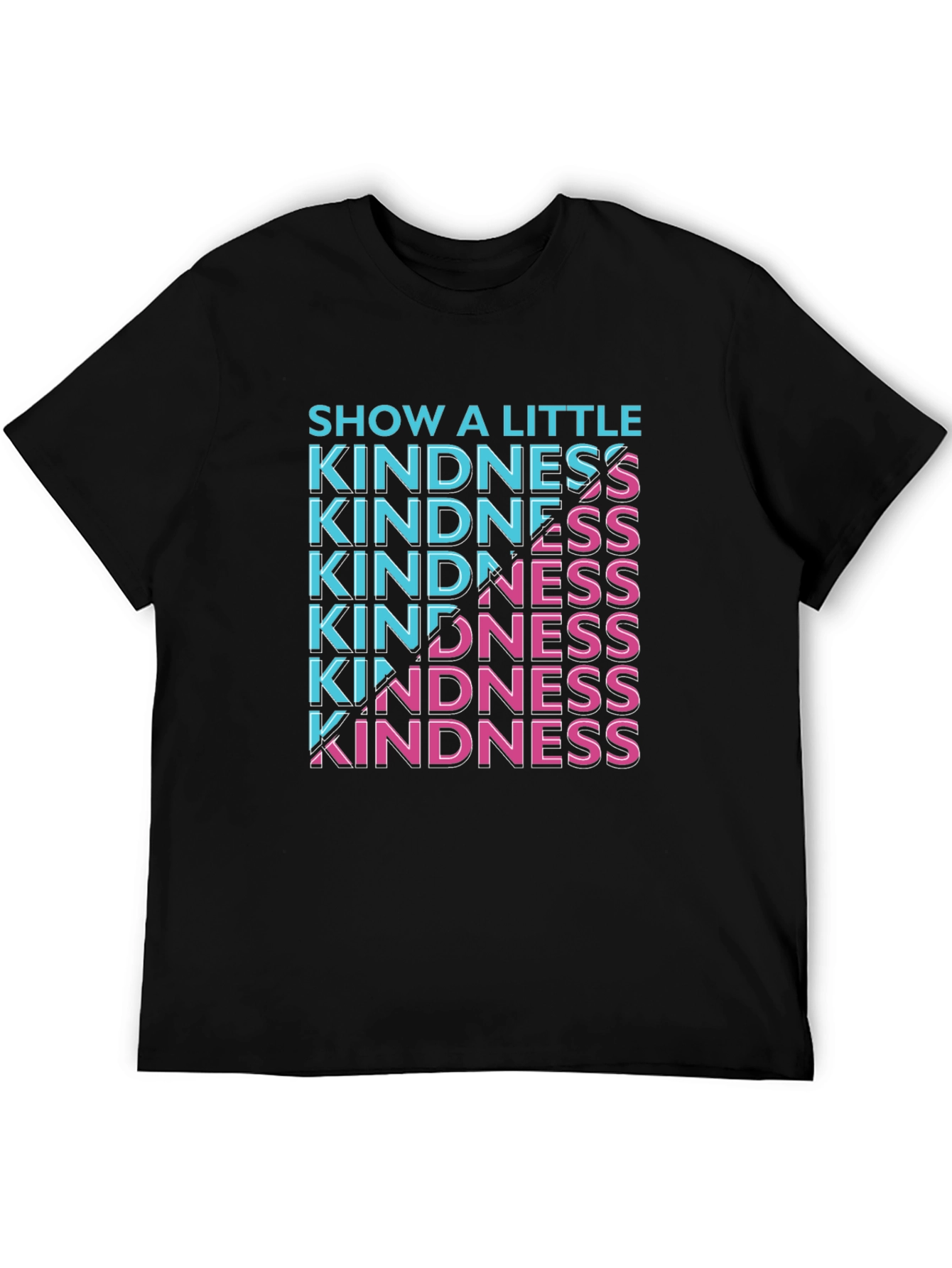 Show a Little Kindness Graphic Tee - Black