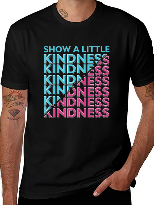 Show a Little Kindness Graphic Tee - Black