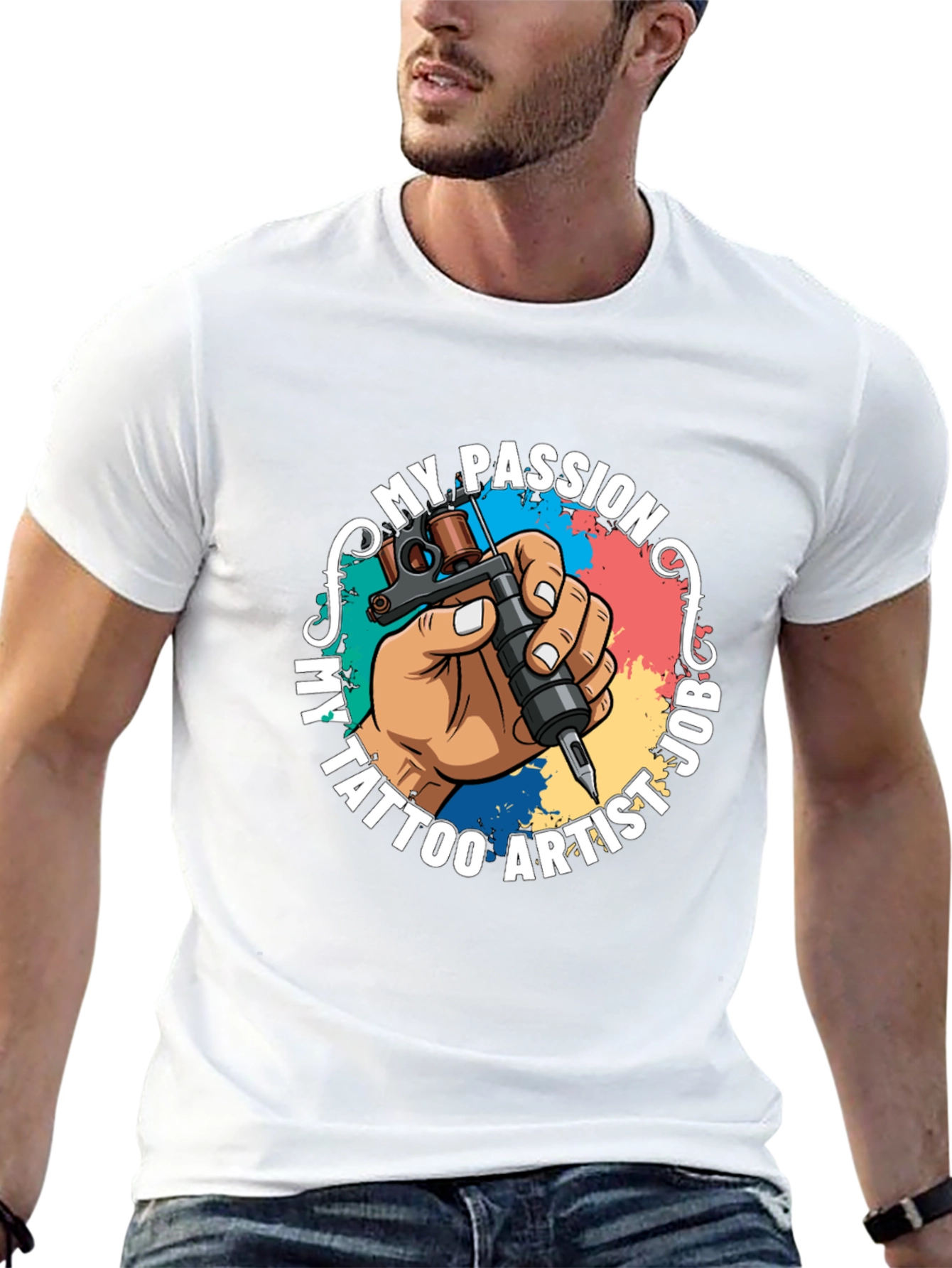 My Passion Tattoo Artist Job Graphic T-Shirt