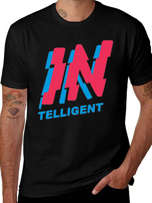 Intelligent Graphic Tee - Soft Cotton Blend
