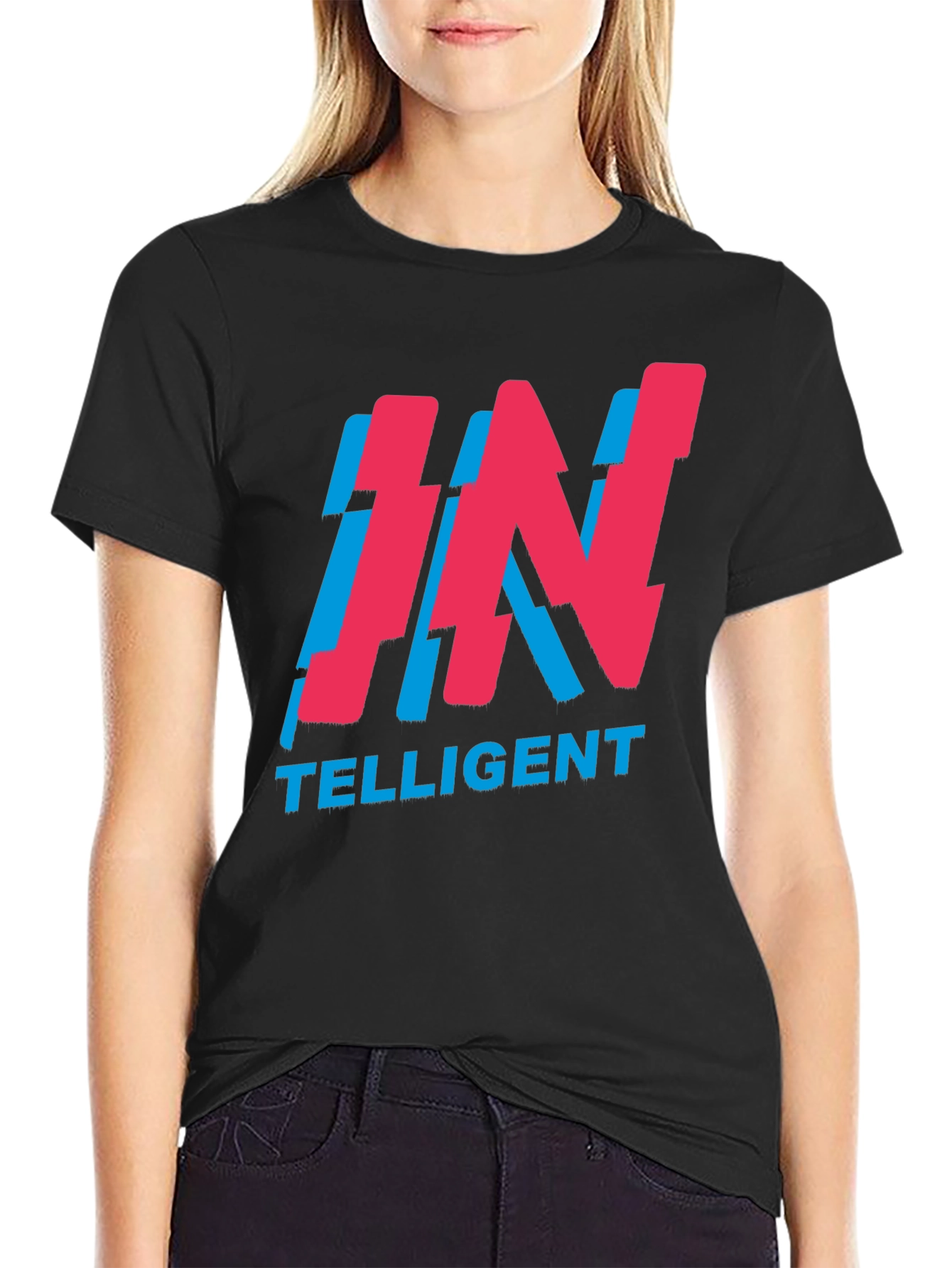 Intelligent Graphic Tee - Soft Cotton Blend