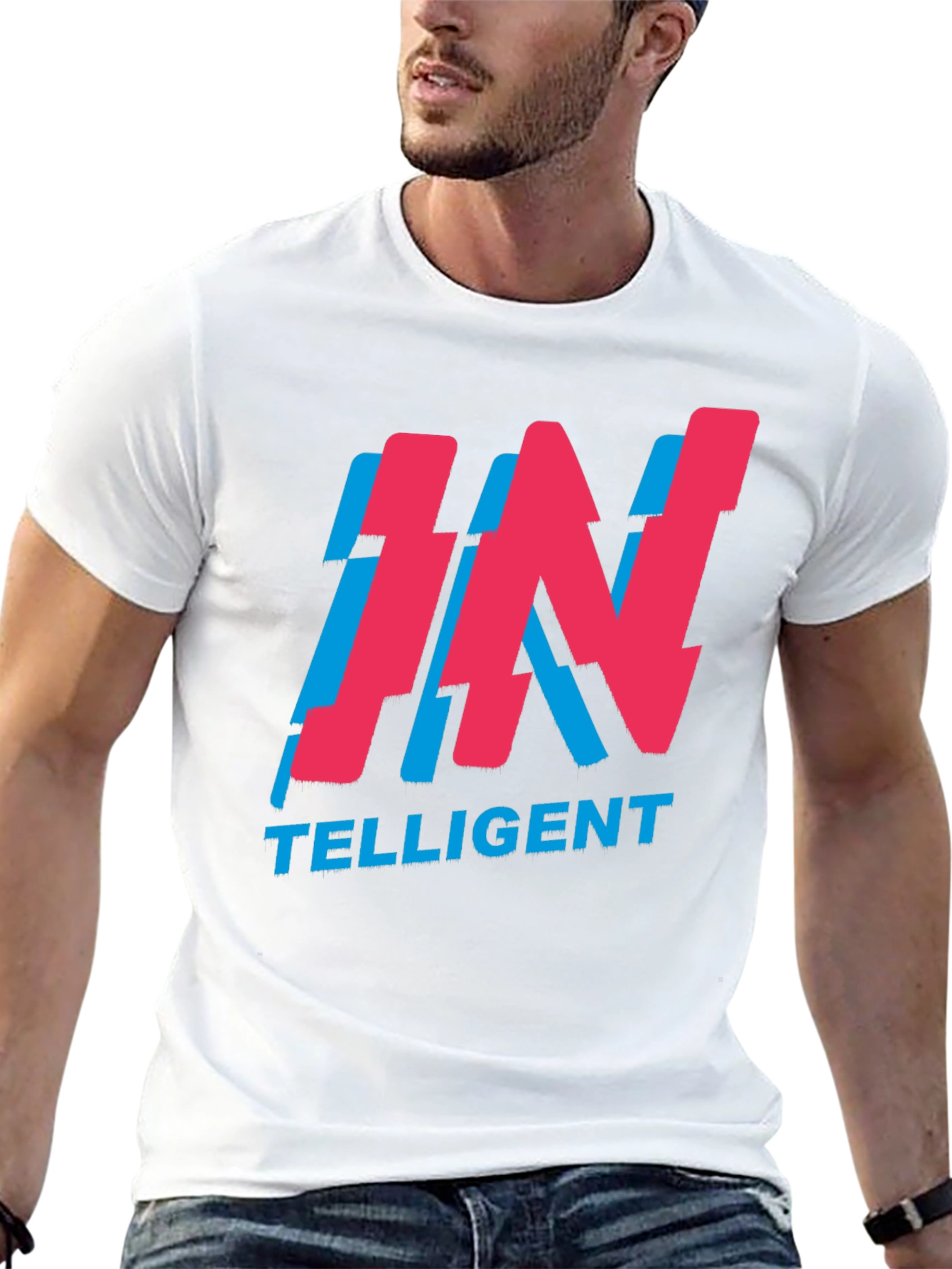 Intelligent Graphic Tee - Soft Cotton Blend