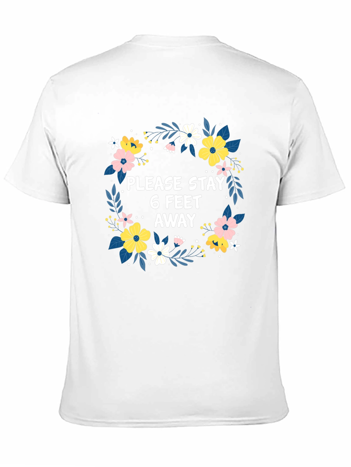 Stay Away Floral Graphic T-Shirt