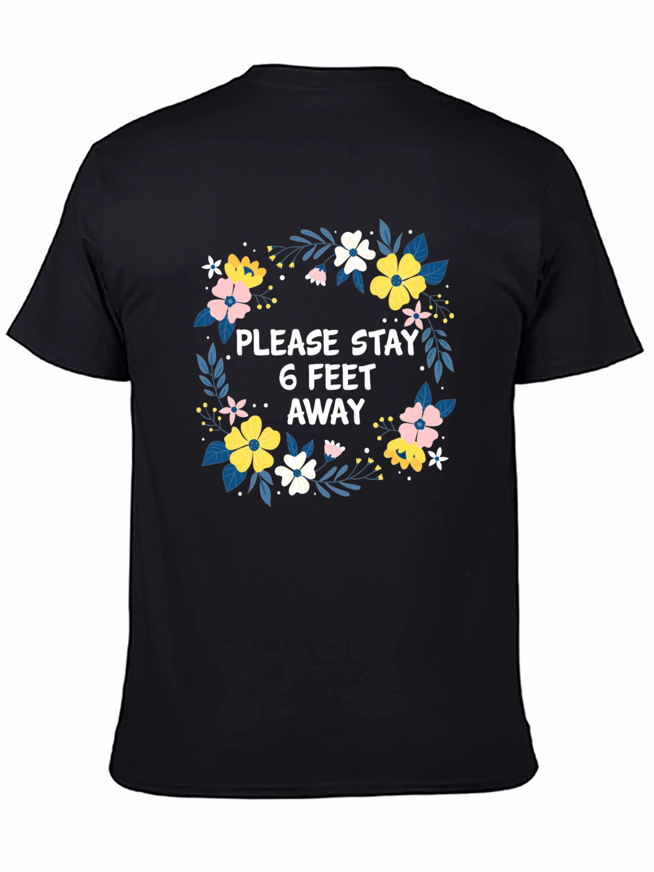 Stay Away Floral Graphic T-Shirt