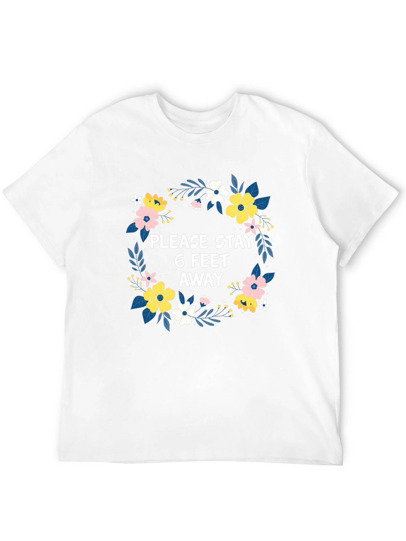 Stay Away Floral Graphic T-Shirt