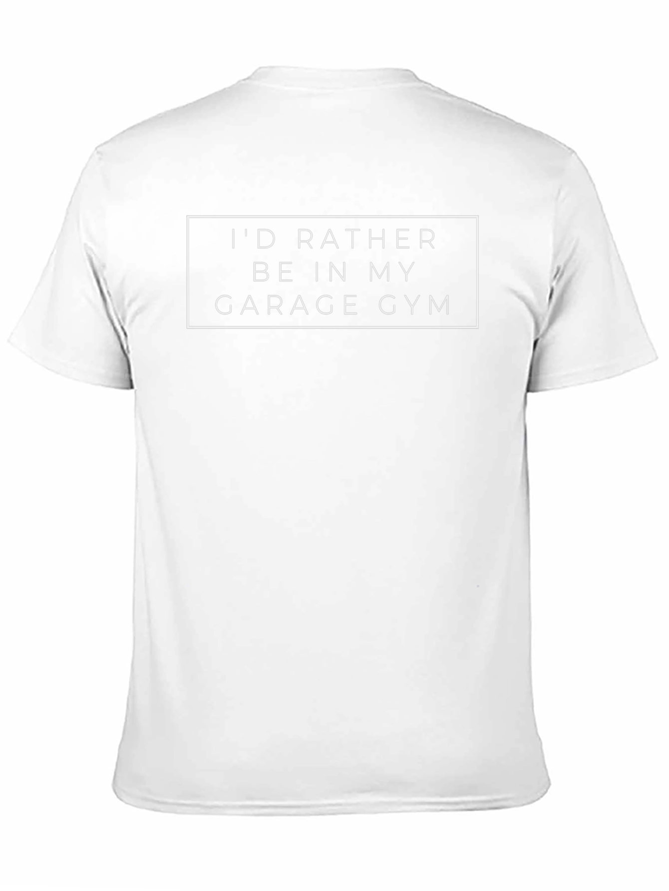 Garage Gym T-Shirt - Workout Motivation Tee