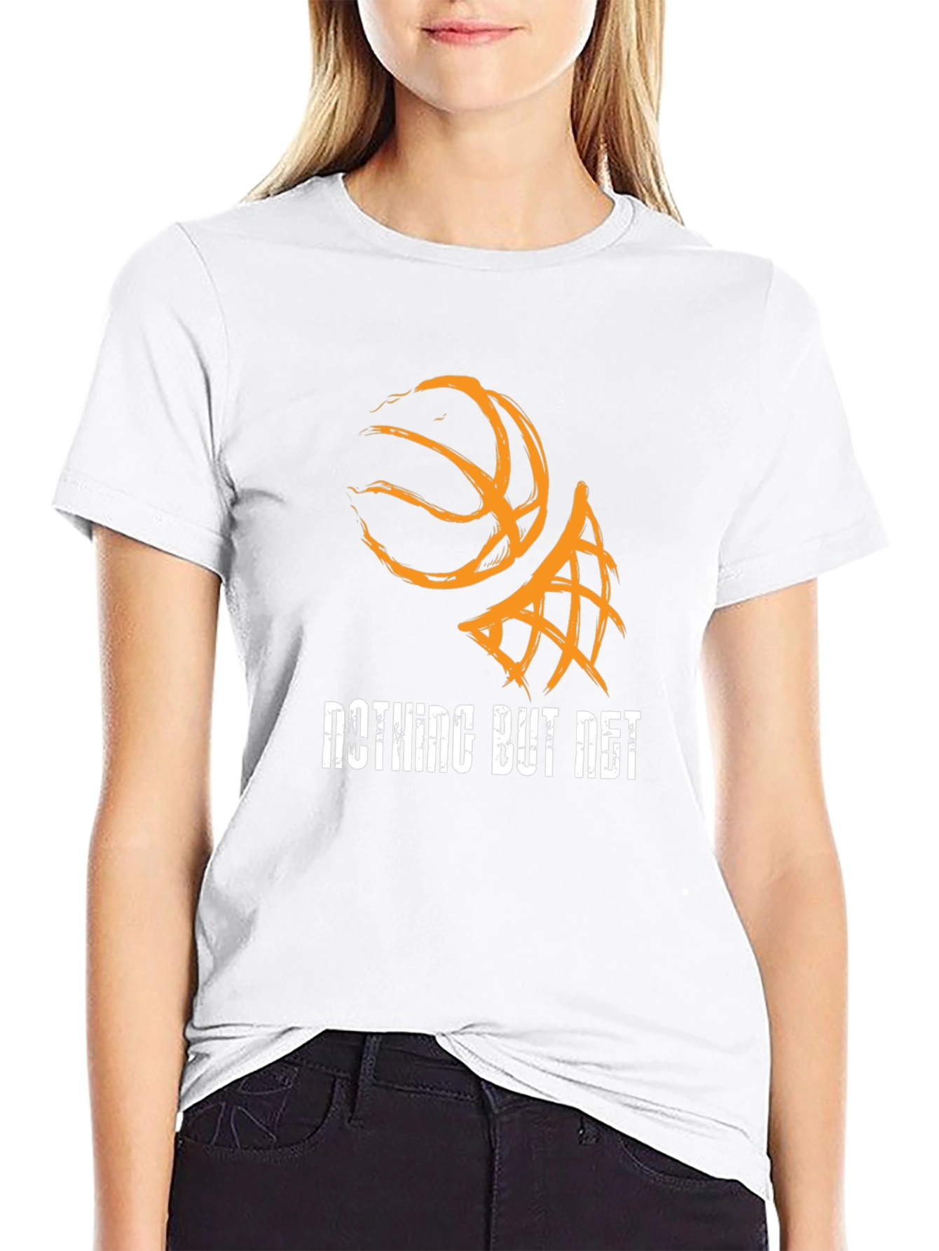 Nothing But Net Basketball Graphic T-Shirt